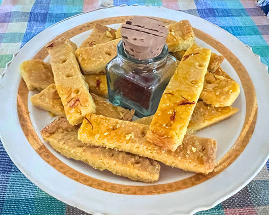 Irresistible Saffron Shortbread