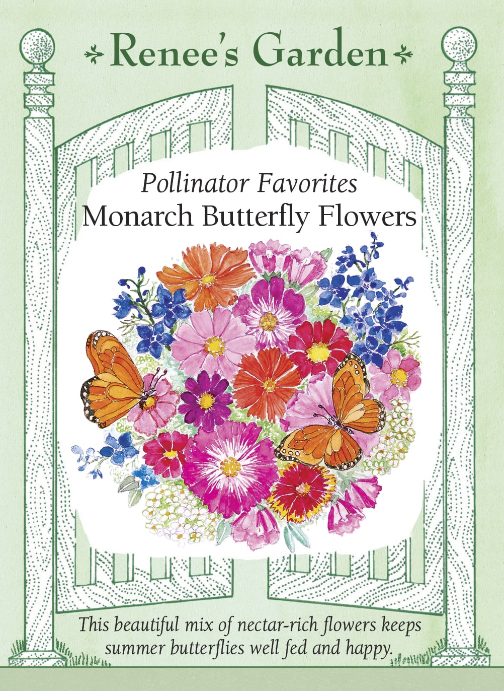 butterfly garden seeds amazon 'Monarch Butterfly Flowers Mix' Pollinator Flowers