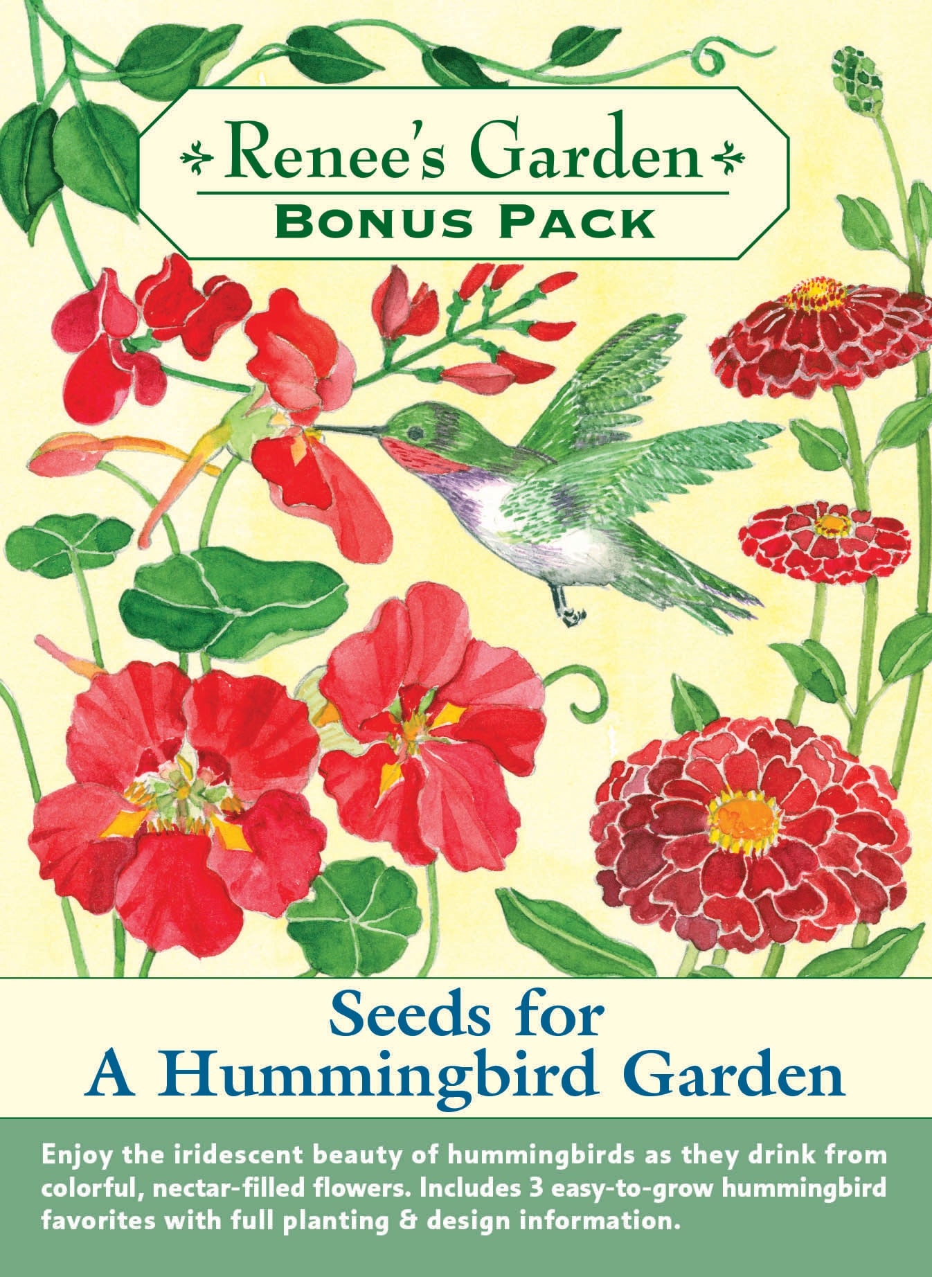 where to buy renee's garden seeds Renee's Garden Bonus Pack Seeds for a Hummingbird Garden