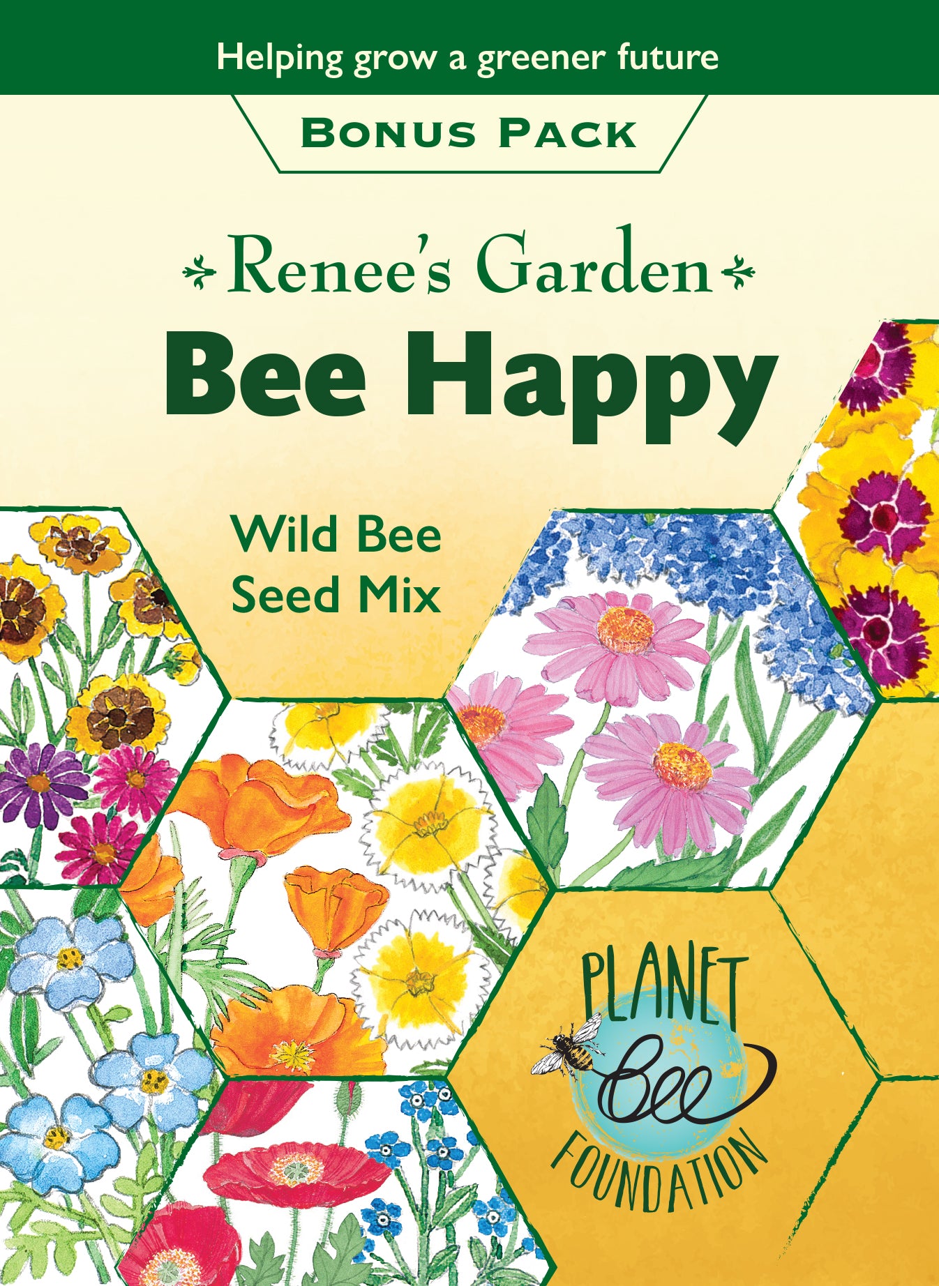 Bonus Pack - Bee Happy Wild Bee Seed Mix – Renee's Garden