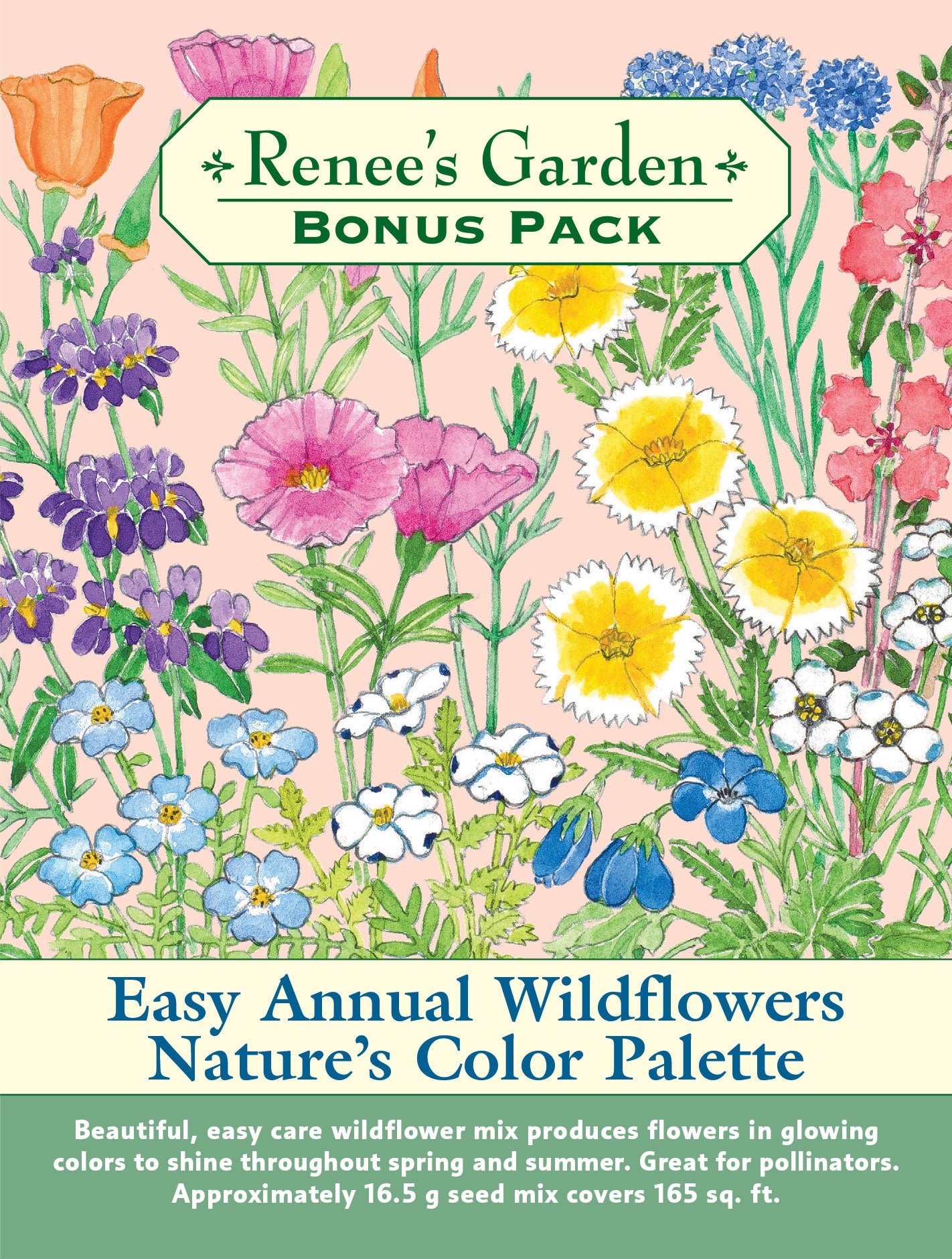 wildflower mix seed packets Bonus Pack