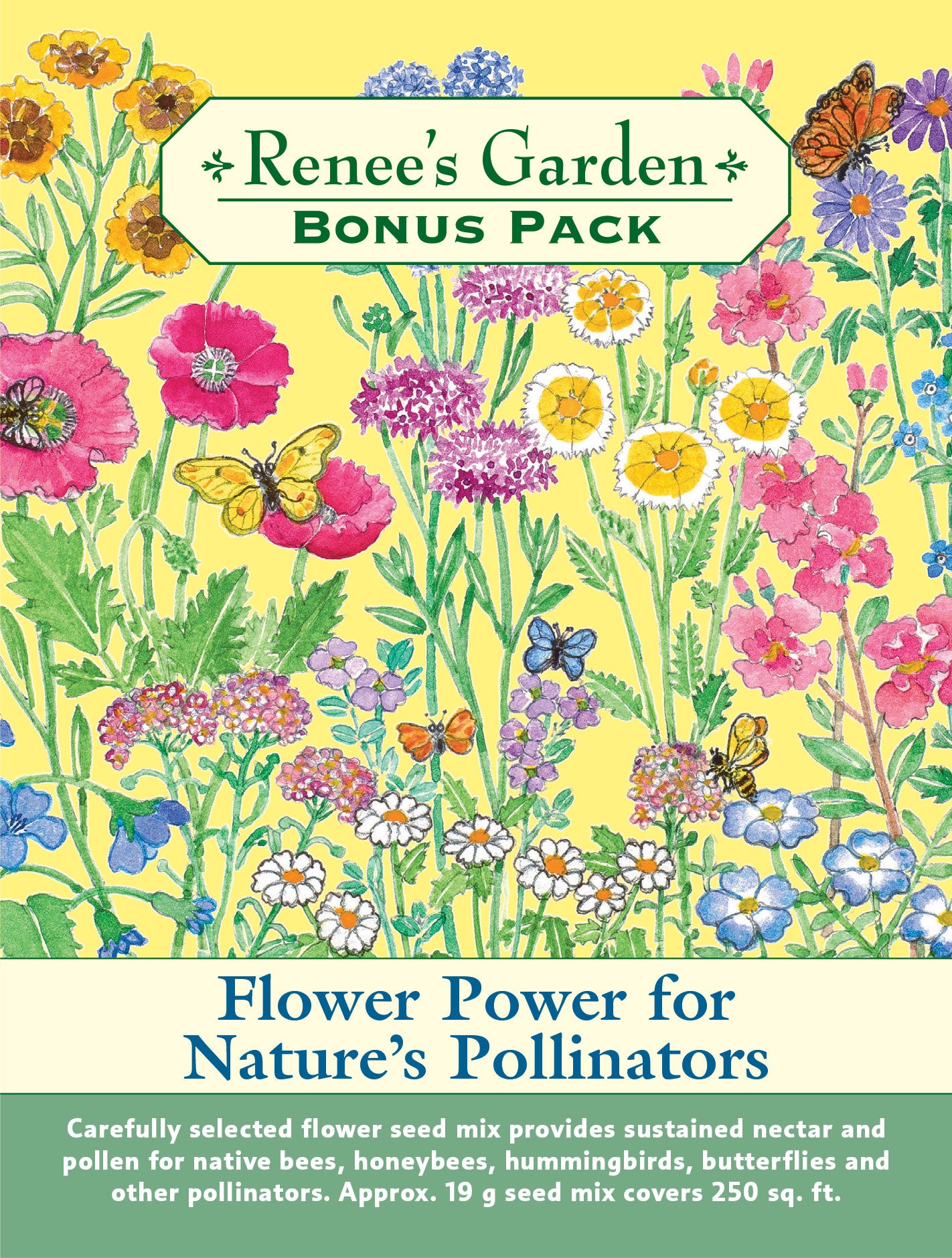 flower seed pack Flower Power for Nature’s Pollinators
