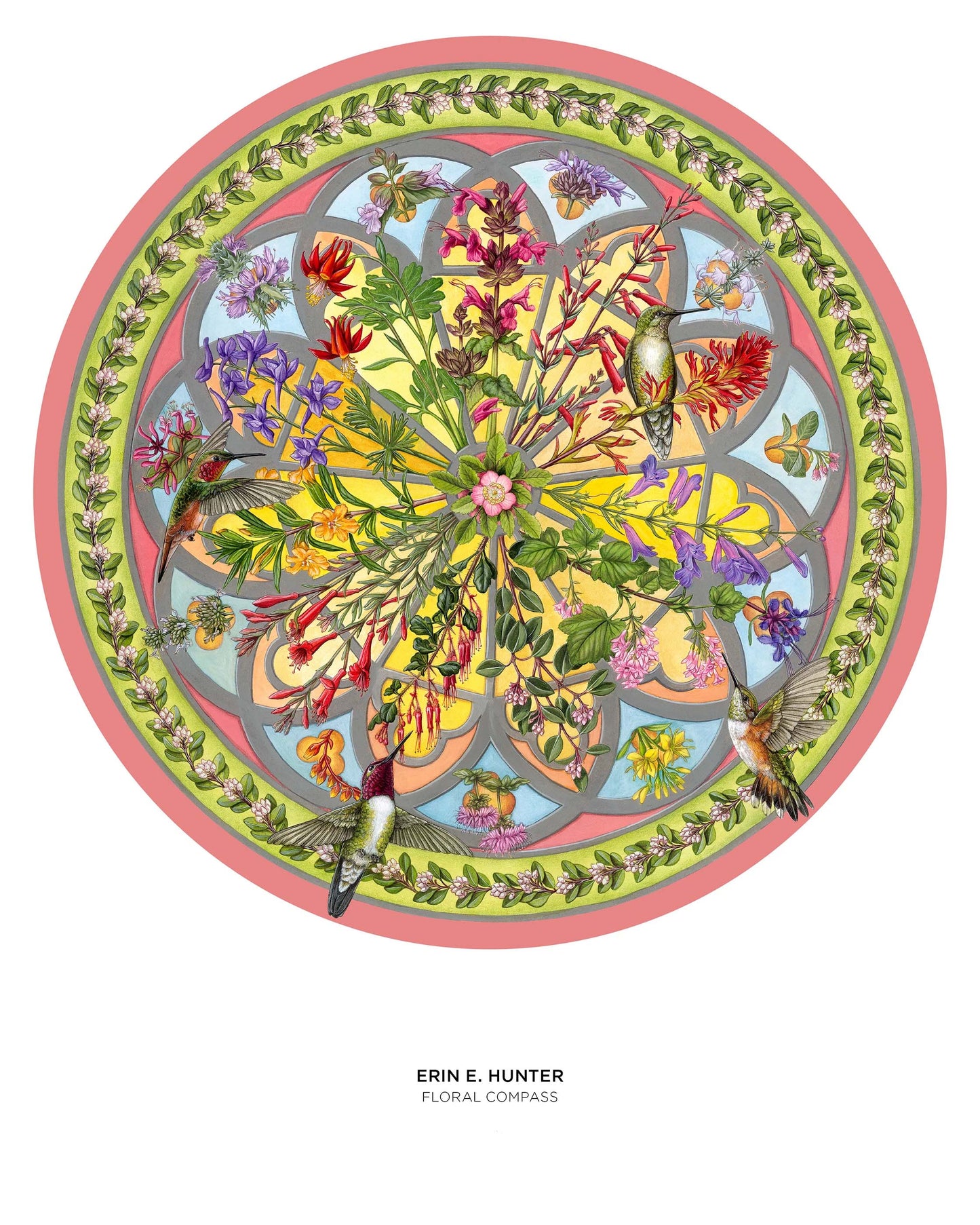 Erin Hunter Floral Compass Puzzle