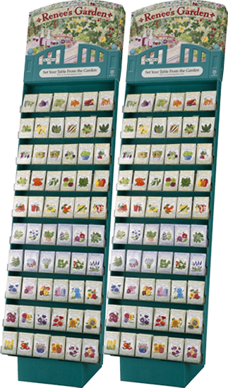 reneesgarden Garden Gate Corrugated Display Rack Options