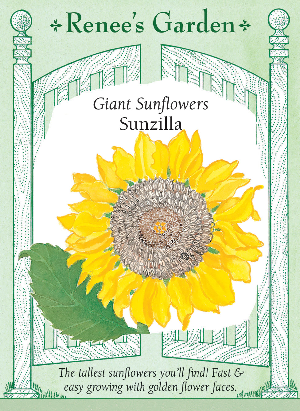 Sunzilla' Giant Sunflowers – Renee's Garden