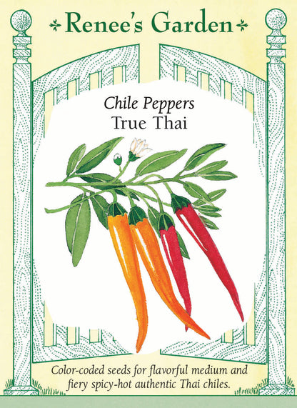 thai chili plant seeds Full Moon & Vesuvius' True Thai Chiles – Renee's Garden