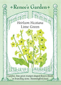 Nicotiana Lime Green