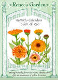 Butterfly Calendula - Touch of Red