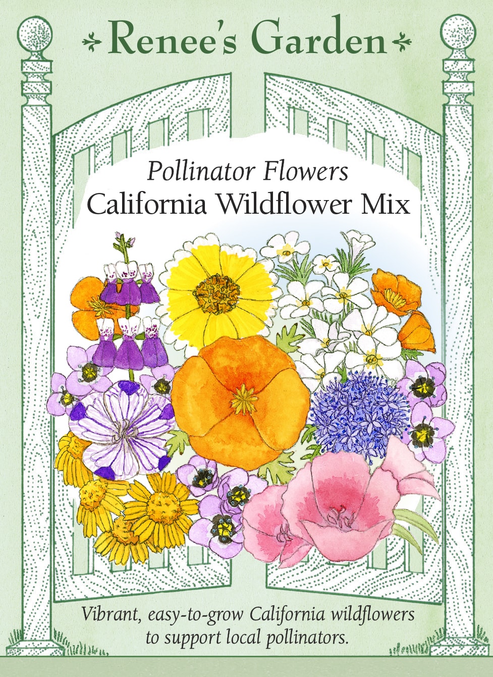 Pollinator Flowers - California Wildflower Mix