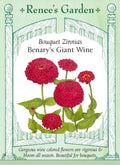 Bouquet Zinnias - Benary's Giant Wine