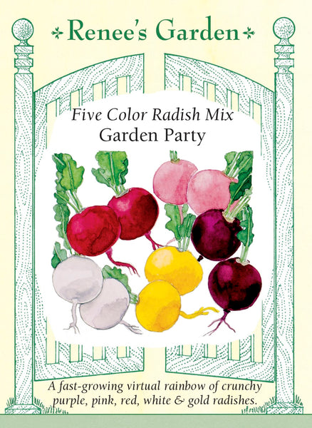 Garden Party' Five Color Radish Mix – Renee's Garden