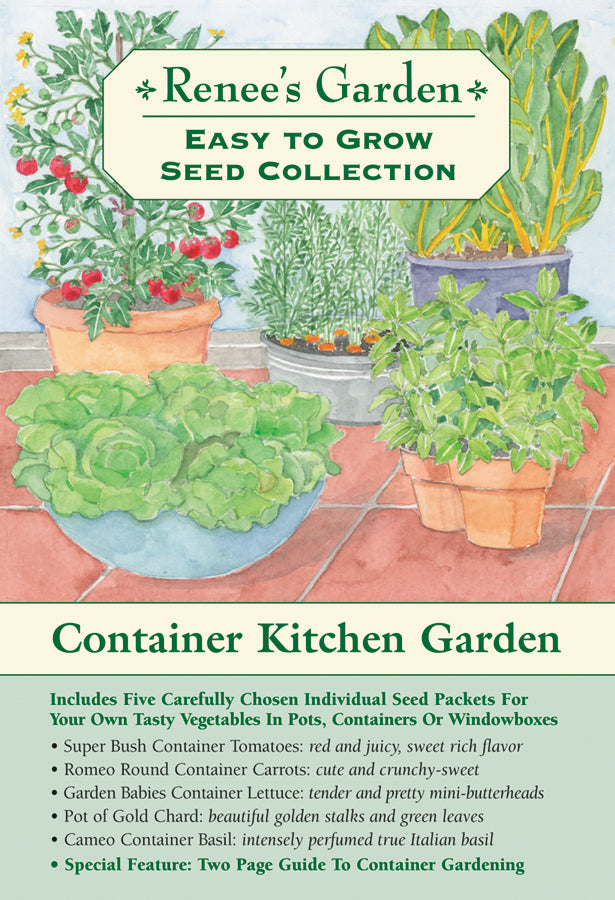 'The Container Kitchen Garden' Easy To Grow Collection Renee's Garden