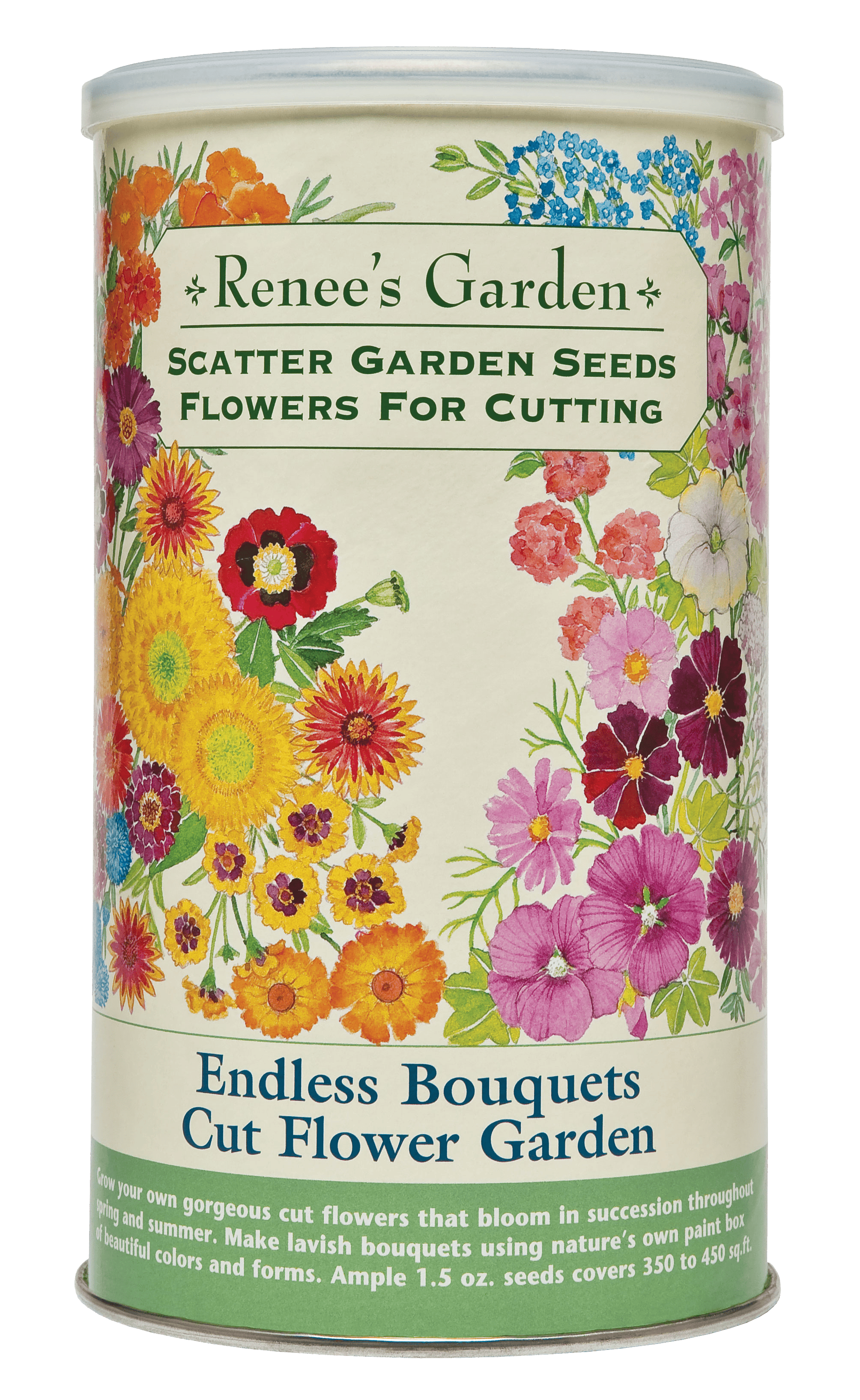 'Endless Bouquets Cut Flower Garden' Scatter Garden Seeds Renee's Garden