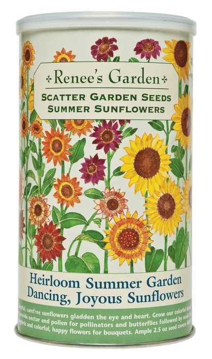 happy garden seeds Joyous Dancing Sunflowers' Scatter Garden Seeds – Renee's Garden