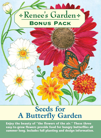 butterfly garden seeds Seeds for A Butterfly Garden' Bonus Pack – Renee's Garden