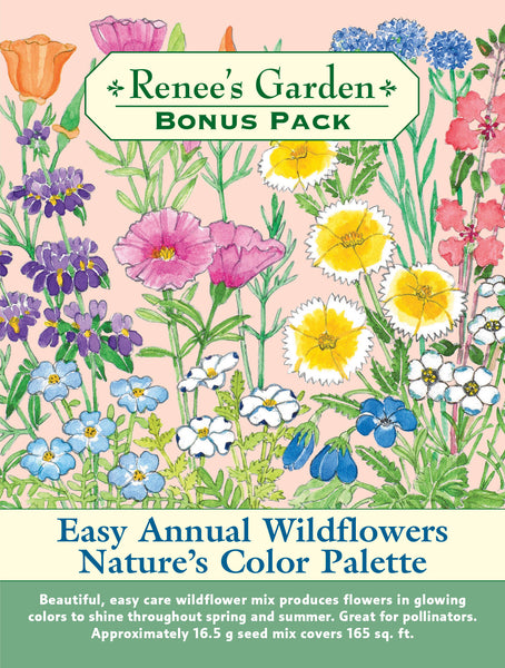 フラワー・ガーデニング Sample Easy Annual Wildflowers Nature's Color Palette – Renee's Garden