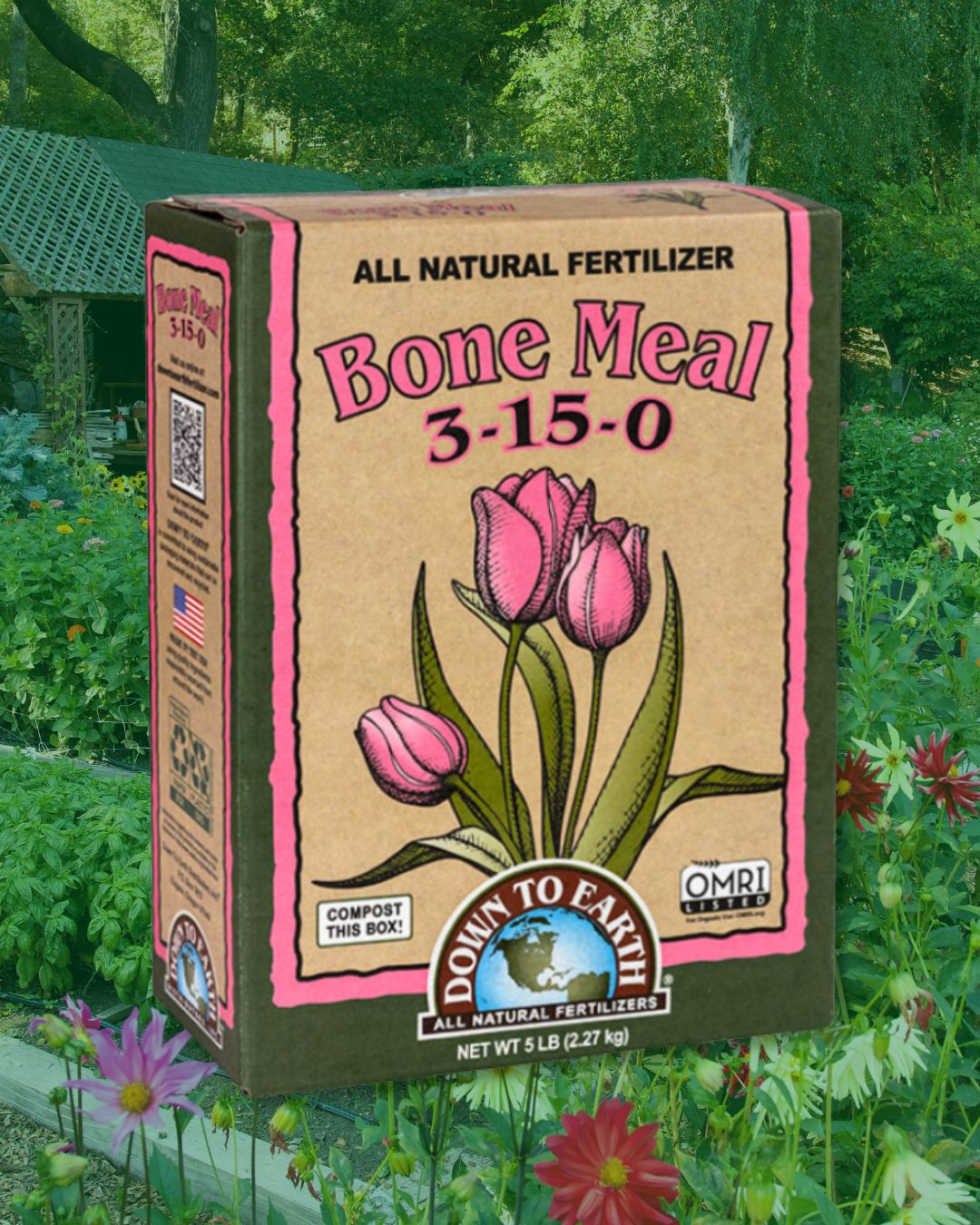 Down To Earth Bone Meal 3-15-0 Organic Fertilizer