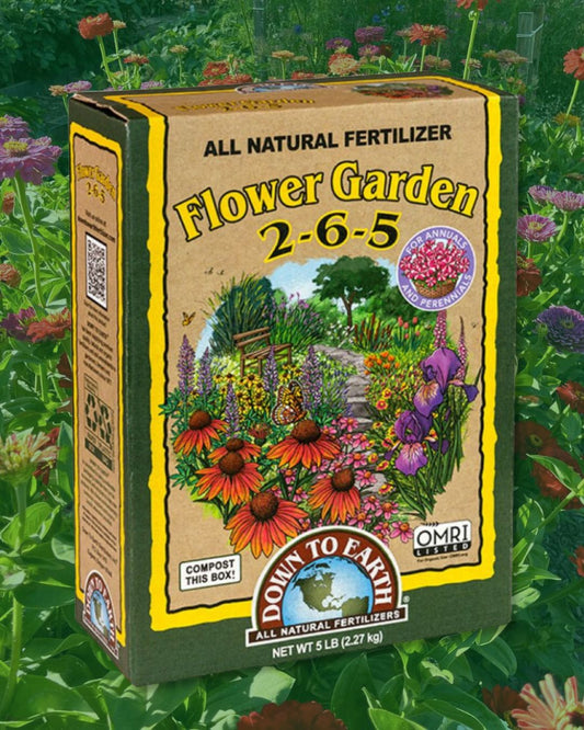 Down to Earth Flower Garden 2-6-5 Organic Fertilizer