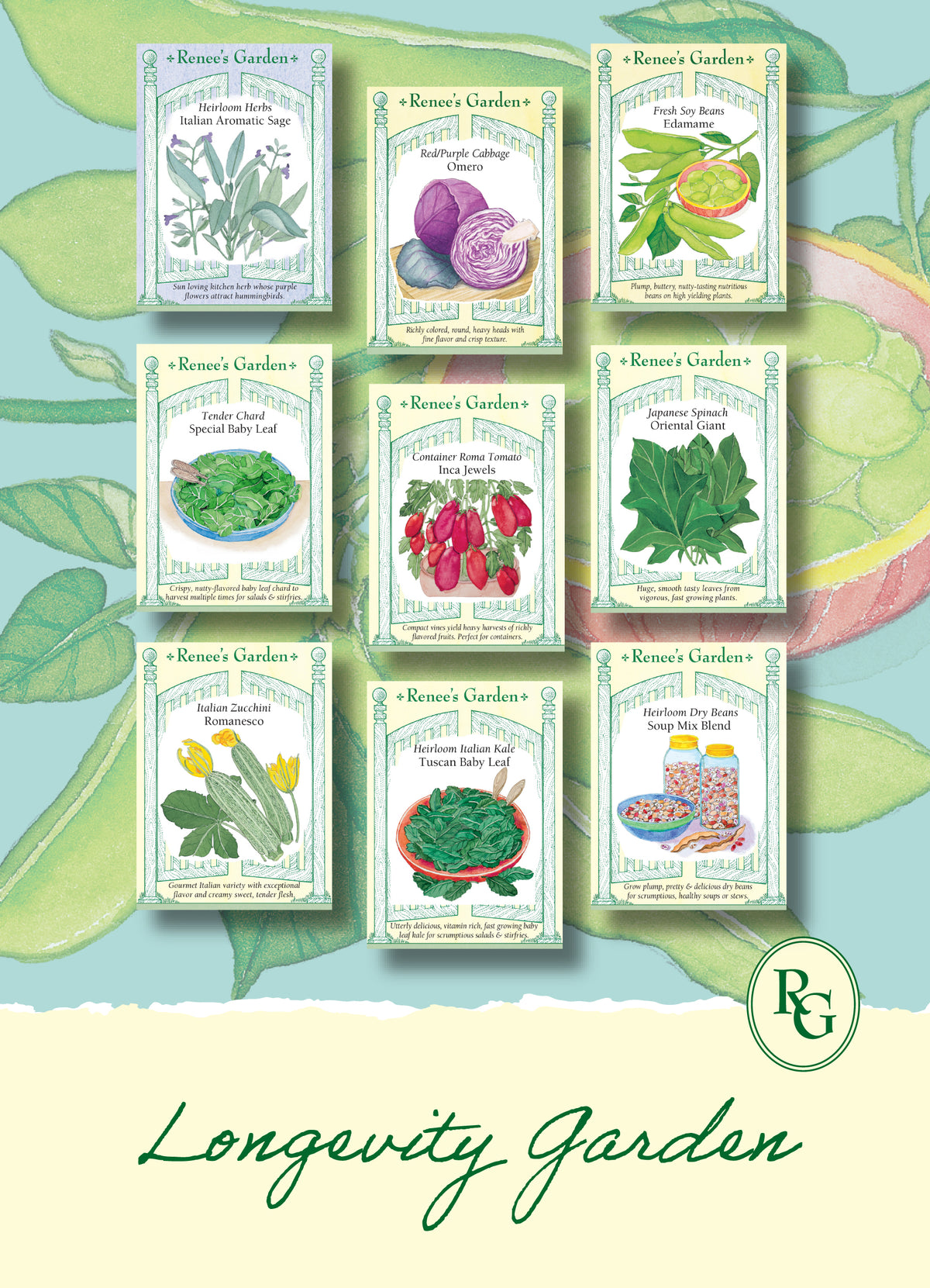 Hand-Picked Seed Bundle - Longevity Garden