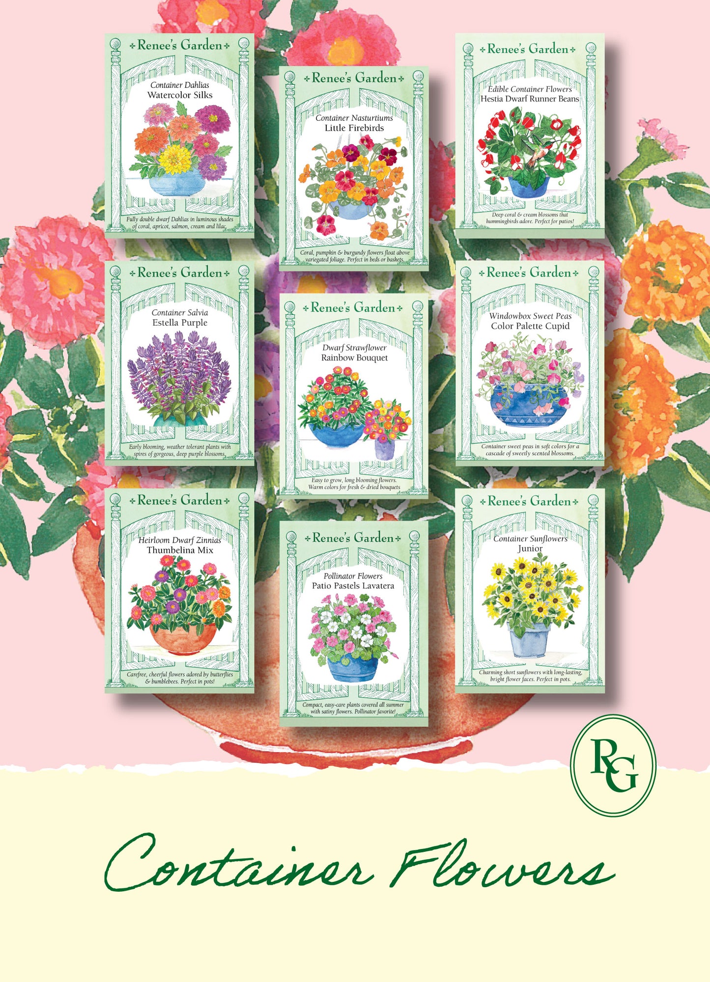 Hand-Picked Seed Bundle - Container Flowers