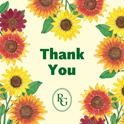 Thank You (sunflowers)
