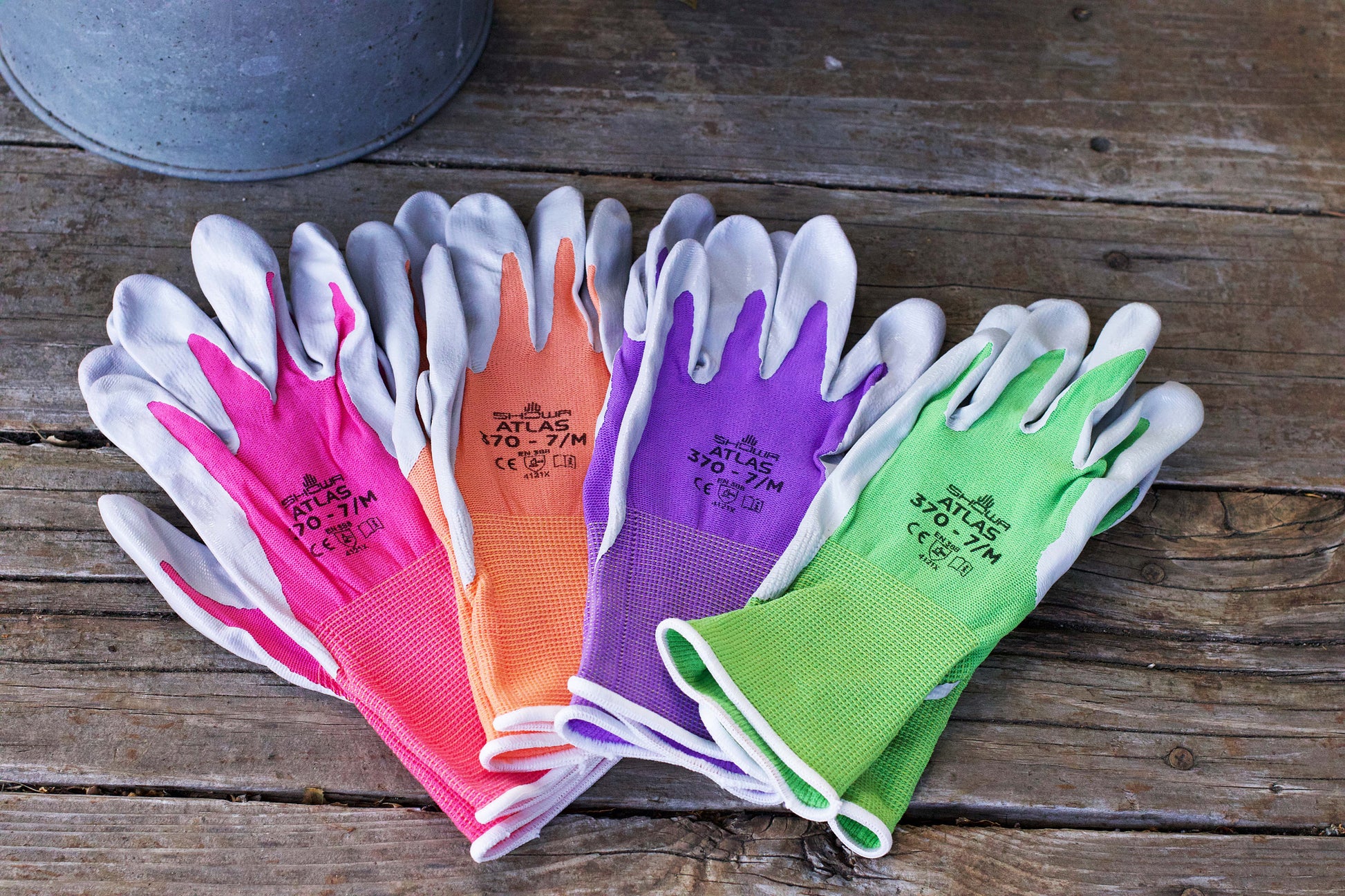 Atlas Nitrile Gloves Orange / Large
