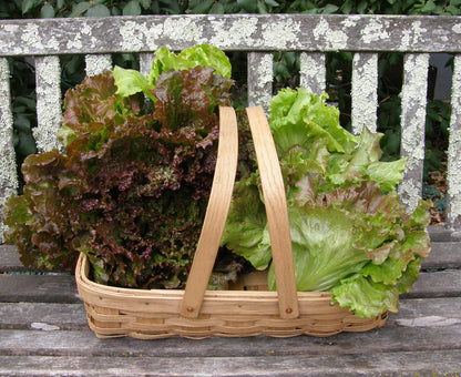 Supplies Basket - Woven Oak Harvesting Baskets