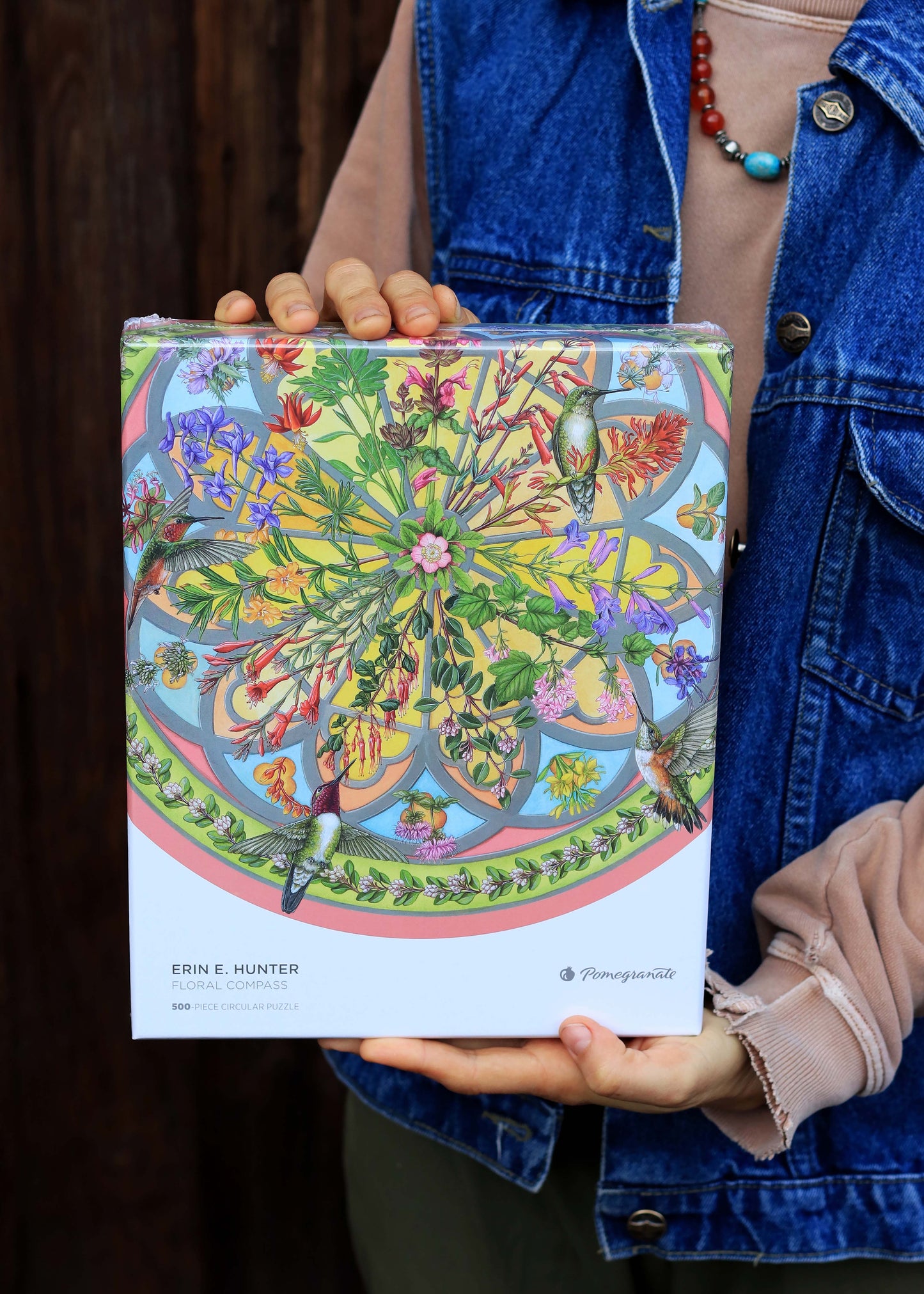 Erin Hunter Floral Compass Puzzle