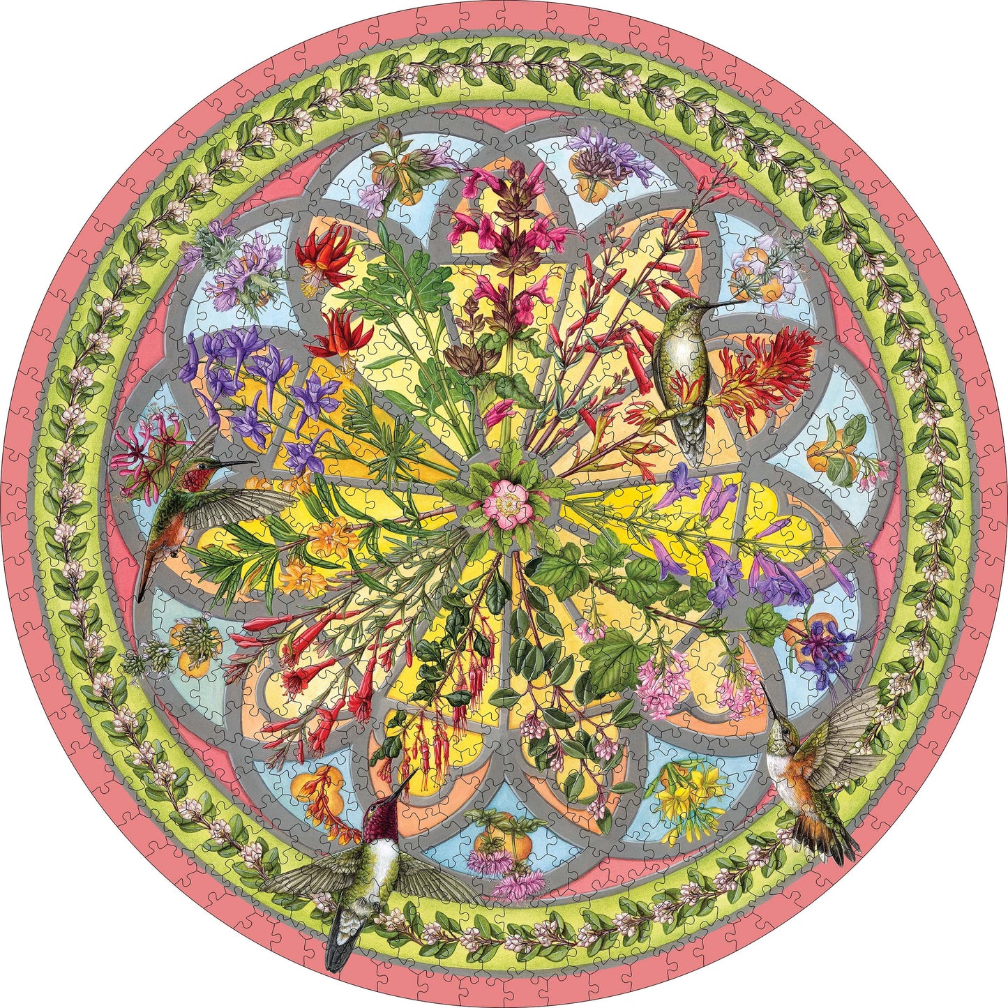 Erin Hunter Floral Compass Puzzle