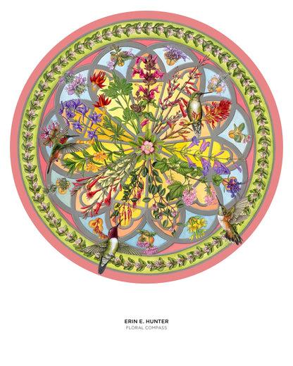 Erin Hunter Floral Compass Puzzle