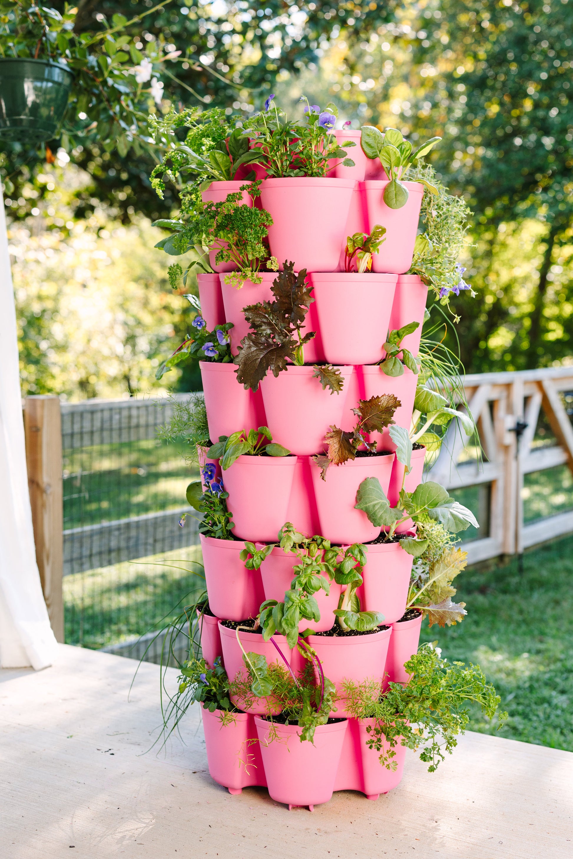vertical hanging planter GreenStalk 7-Tier Vertical Planter – Renee's Garden