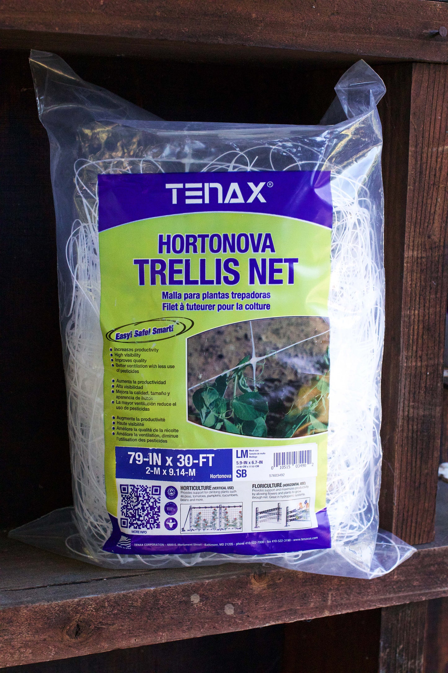 tenax hortonova plant trellis net Hortonova Trellis Netting