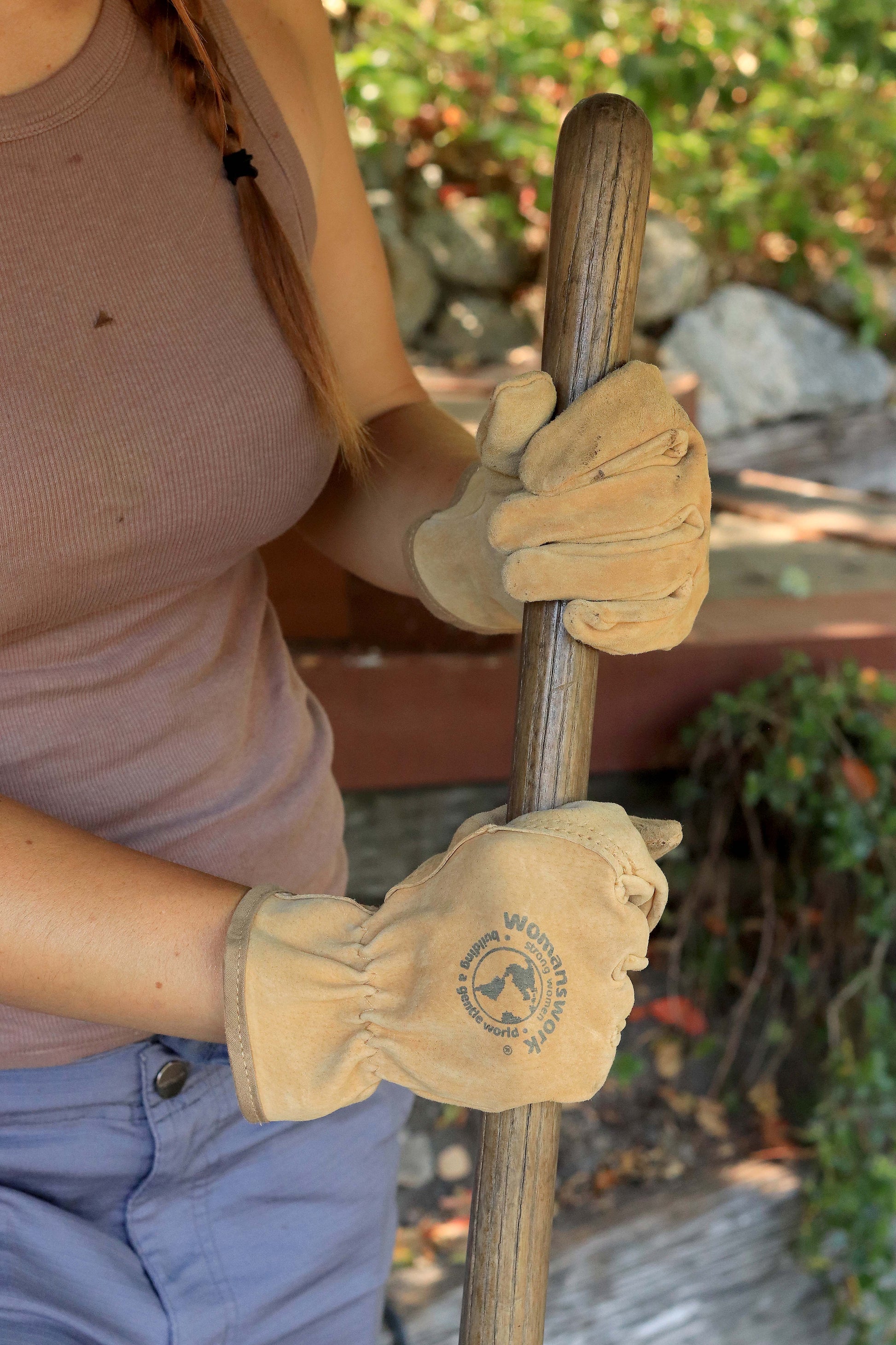leather women's gardening gloves All Leather Premium Work Gloves – Renee's Garden