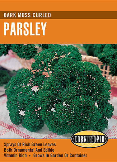 Heirloom Parsley, Dark Moss Curled