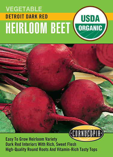 'Detroit Dark Red' Organic Heirloom Beet