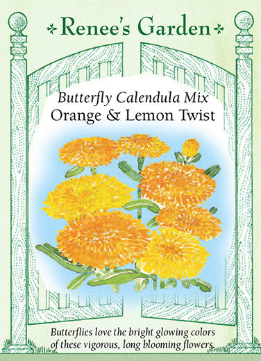 Orange & Lemon Twist' Butterfly Calendula Mix