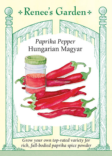 Magyar' Paprika Pepper Renee's Garden Seeds